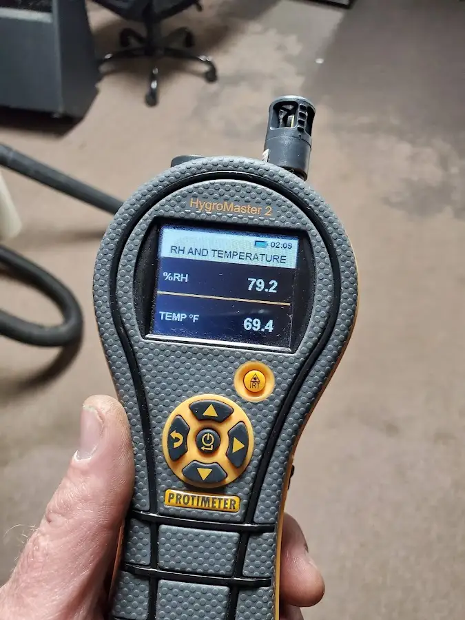 Moisture meter humidity assessment for Fire & Smoke Damage Restoration in Tell City